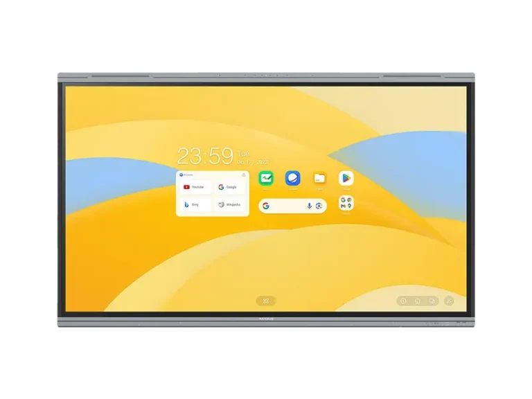 MAXHUB U6530 Interactive Screen for Education, 65 4K Touch Screen, 50 Touch Points, 8-Mics, 10bit, 8GB+64GB, Android 13 EDLA