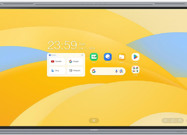 MAXHUB U7530 Interactive Screen for Education, 75 4K Touch Screen, 50 Touch Points, 8-Mics, 10bit, 8GB+64GB, Android 13 EDLA saudi av tech