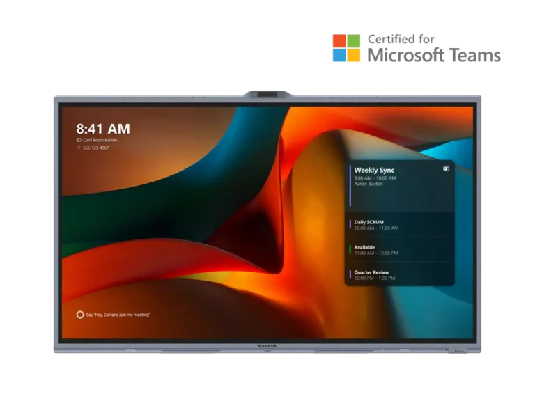 شاشة MAXHUB V755T التفاعلية 4K لغرف Microsoft Teams