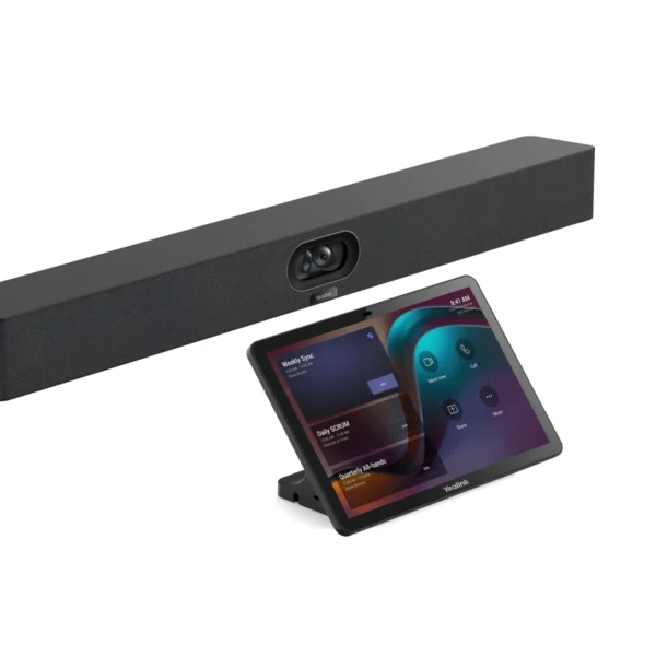 Yealink A40-031 Meeting Kit for Small to Medium Meeting Rooms, MeetingBar A40, CTP25 Touch Console