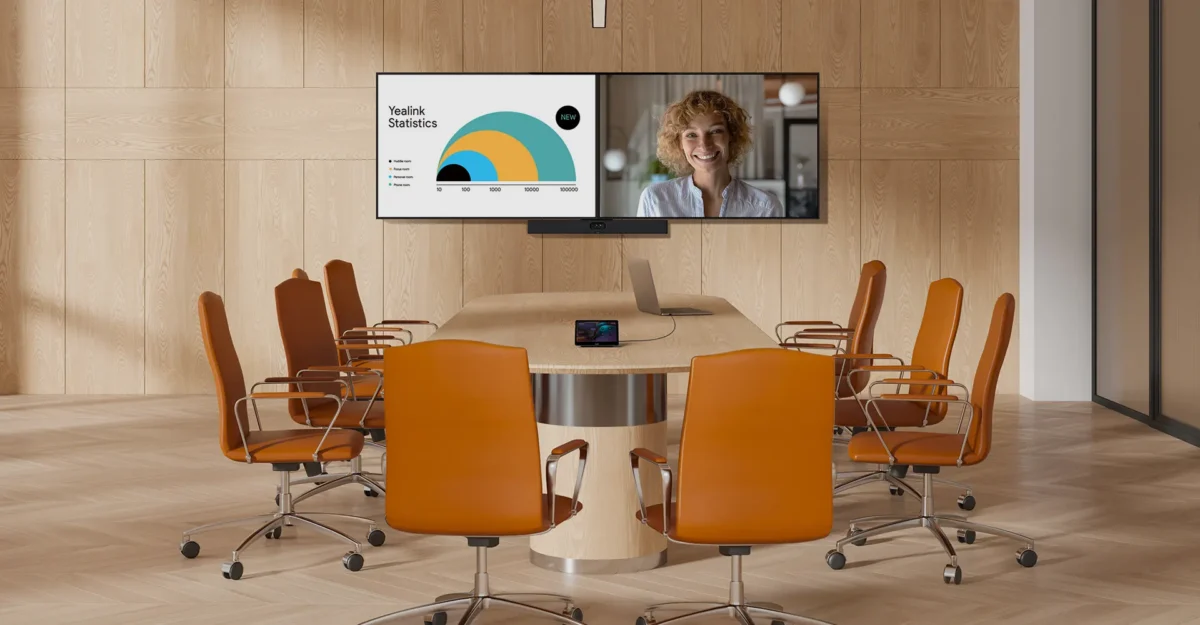 Yalink A40-031 – Meeting Bar for Small and Medium Rooms with CTP25 Touch Controller - Image 3