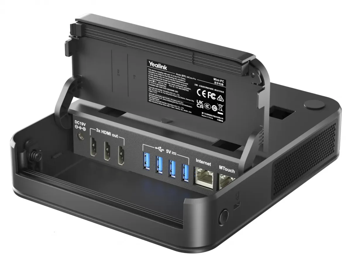 ⁦يالينك MCore Kit-C5-MS الاساسية لغرف مايكروسوفت تيمز مدعومة بلوحة MTouch Plus ومستشعر غرفة⁩ - الصورة ⁦2⁩