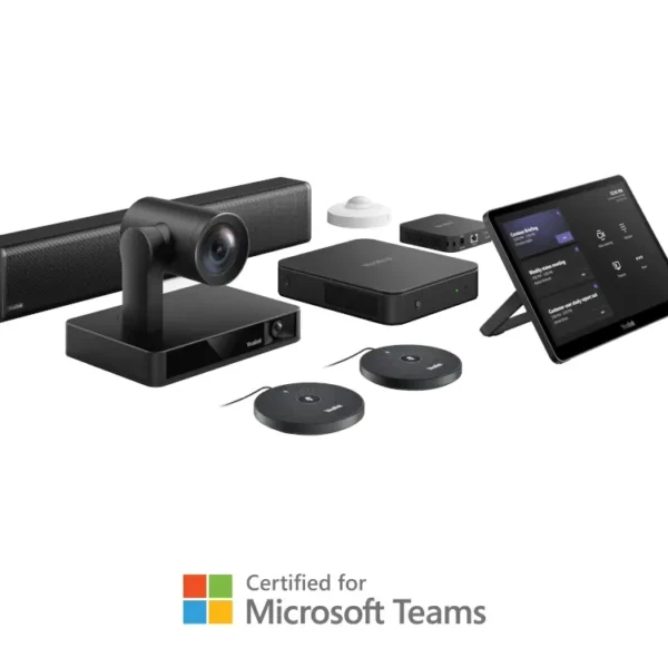 Yealink MVC860-C5-710 Teams Rooms System, UVC86, MCore Kit-C5, 2x VCM35, MSpeaker II, RCH40