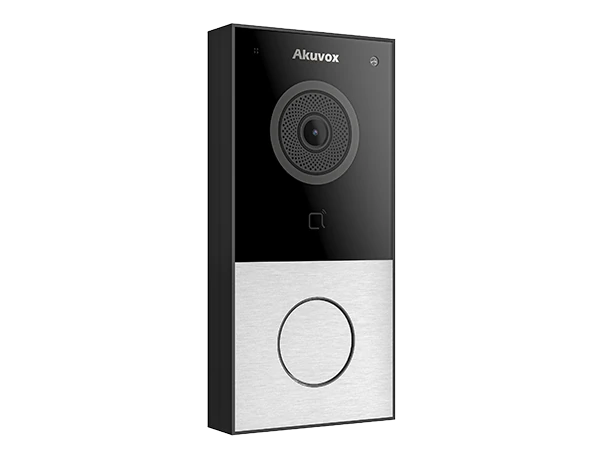 Akuvox E12W - SIP Video DoorPhone E12W, 2MP Camera, 1 Call Button, Light sensor, RF Card Reader, Wi-Fi, BLE, IP65 Rating, Output Relay