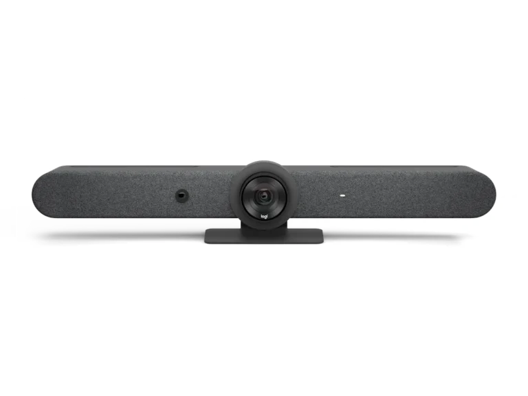 Logitech Rally Bar - All-In- One Video Bar for Medium to Large Rooms, 4K Camera, 6-mics, 2-speakers, Wi-Fi, Gigabit.