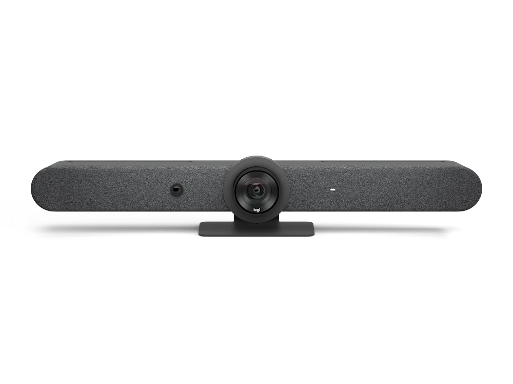 Logitech Rally Bar - All-In- One Video Bar for Medium to Large Rooms, 4K Camera, 6-mics, 2-speakers, Wi-Fi, Gigabit.