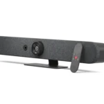 Logitech Rally Bar Mini - Premier All-In-One Video Bar for Small to Medium Rooms, 4K Camera, 6-mics, 3-speakers, Wi-Fi, Gigabit, USB, HDMI, BLE