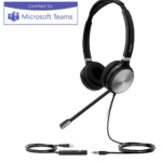 سماعة رأس سلكية يالينك UH36 Dual Teams ثنائية الأذن