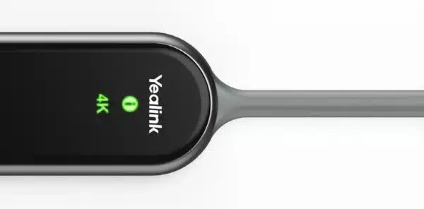 جهاز مشاركة لاسلكي من Yealink بدقة 4K، يدعم Wi-Fi 6 وتقنية Plug & Play عبر USB-C وUSB-A