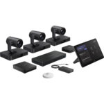 يالينك MVC S98 نظام تعاوني كامل للغرف الكبيرة يعمل بنظام ويندوز11 IoT Enterprise مع MCore 4 mini-PC وثلاث كاميرات ذكية SmartVision 80