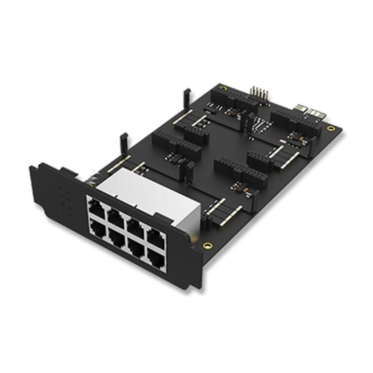ياستار EX08 لوحة توسعة RJ11 لسنترالات S-Series، تدعم تركيب ما يصل إلى 4 موديولات مثل S2 (FXS)، O2 (FXO)، SO (هجين)، BRI، GSM، CDMA، وUMTS لتوسيعة المنافذ التناظرية والمحمولة.