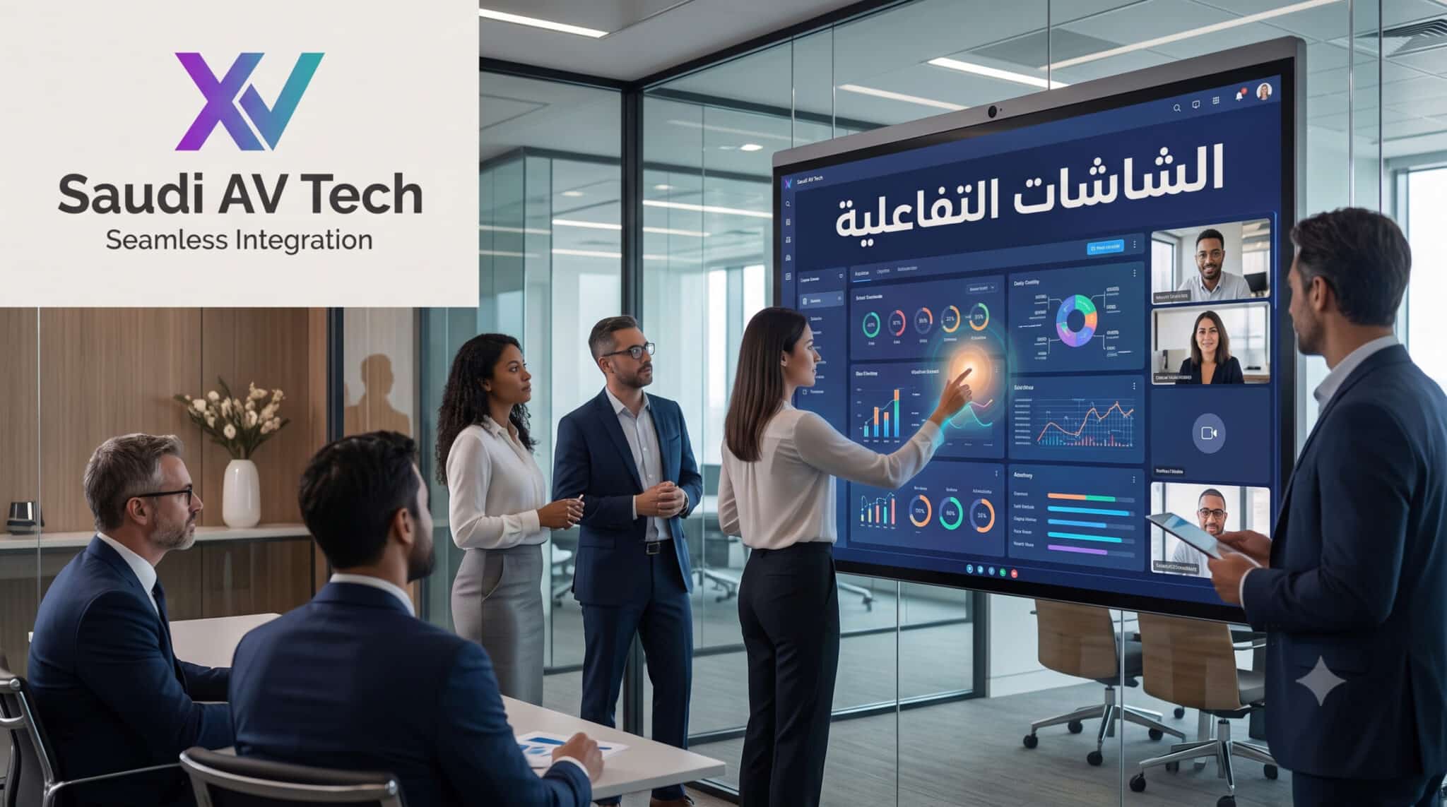 الشاشات التفاعلية