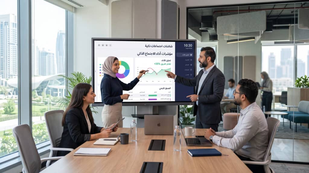شاشات اجتماعات ذكية