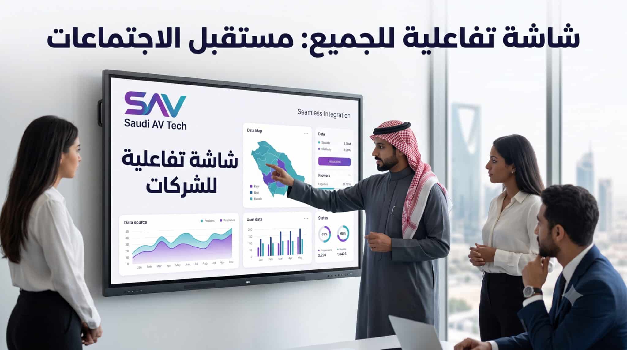 شاشة تفاعلية