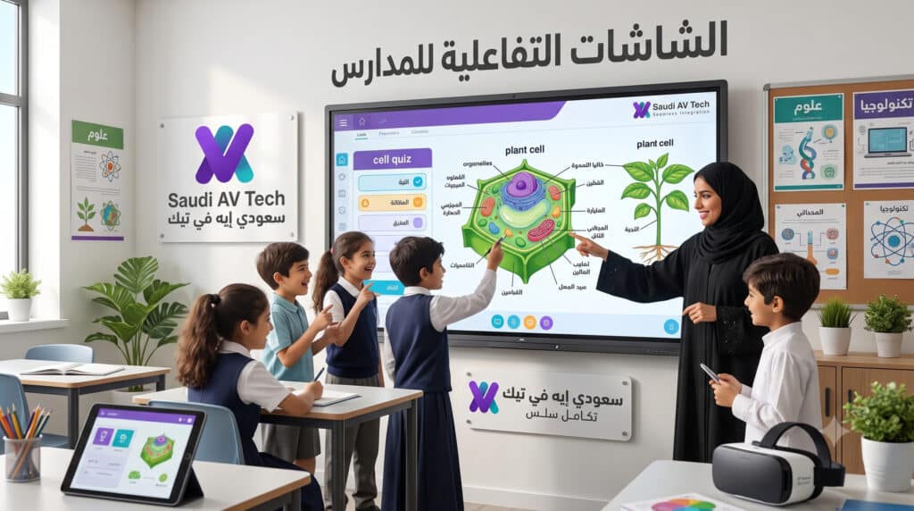 شاشة تفاعلية للمدارس